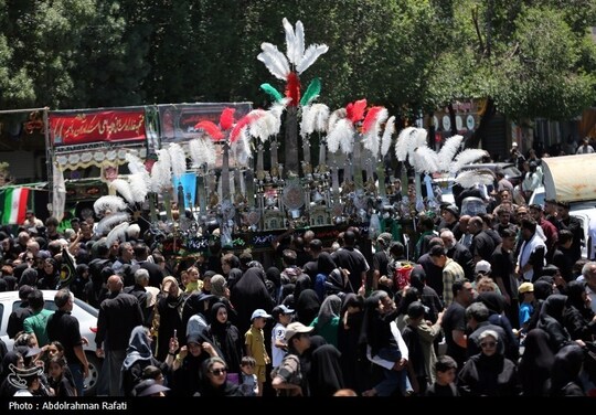 مراسم عزاداری سومین روز شهادت امام حسین (ع) در همدان