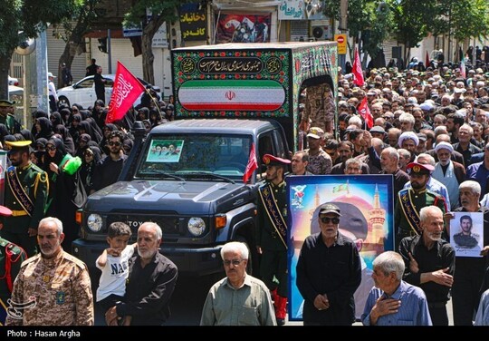 مراسم تشییع پیکر شهید یوسف محمدی- زنجان