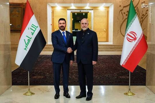 دیدار نخست وزیر عراق با قالیباف