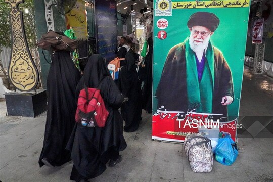 تردد زائران اربعین حسینی از مرز شلمچه