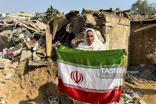 خسارت حمله موشکی‌ آمریکا به منازل مسکونی در قشم