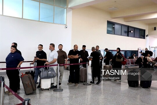 اعزام زائران اربعین‌حسینی از فرودگاه بین‌المللی مشهد