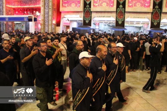 خدمت رسانی موکب احمد بن موسی(ع) به زائران اربعین حسینی در کربلا