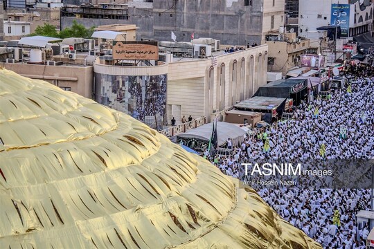 عزاداری موکب بنی عامر در کربلا