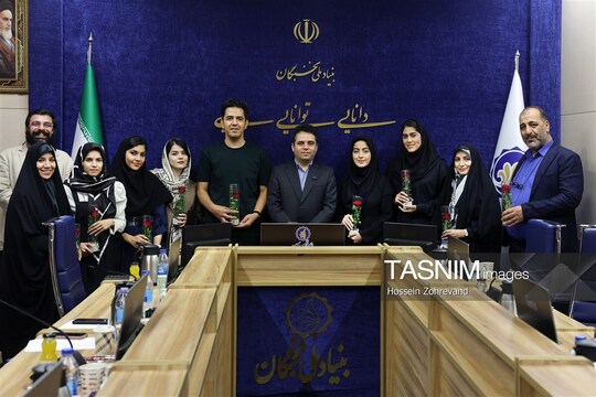 سعید خدایگان قائم‌مقام بنیاد ملی نخبگان در نشست با اصحاب رسانه