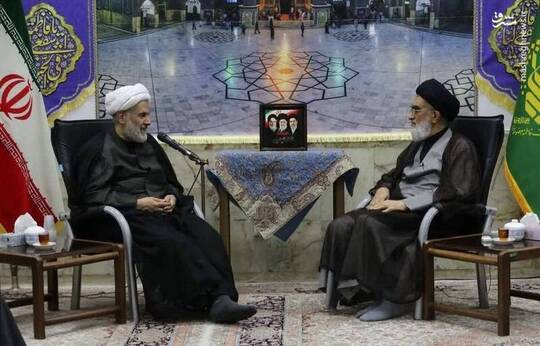 حجت الاسلام والمسلمین حسین طائب رئیس جدید سازمان بسیج مستضعفان به قم سفر کرد.