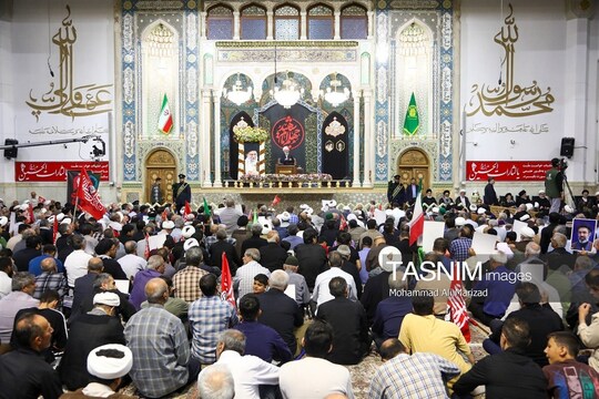 مراسم بزرگداشت چهلم «آقای شهید ایران» در حرم مطهر حضرت فاطمه معصومه(س)