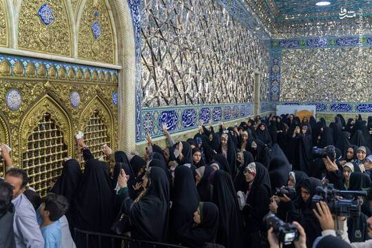 آیین غبارروبی حرم کریمه اهل بیت با حضور خبرنگاران