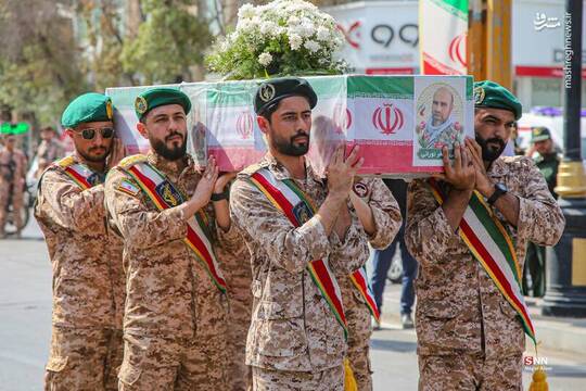 تشییع بسیجی شهید علی‌اصغر نورانی در آشخانه