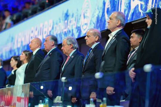 حضور پزشکیان در افتتاحیه مسابقات جهانی عشایری در بیشکک